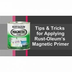 Outlet 🧨 Rust-Oleum Dark Gray 30 Oz. Interior Magnetic Paint Primer 🔔 -Rust-Oleum Shop 1440x810RustOleumMagneticPaintVideoThumbnail