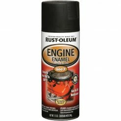 Brand new 😍 Rust-Oleum Stops Rust Semi-Gloss Black 12 Oz. Engine Enamel Spray Paint 😍