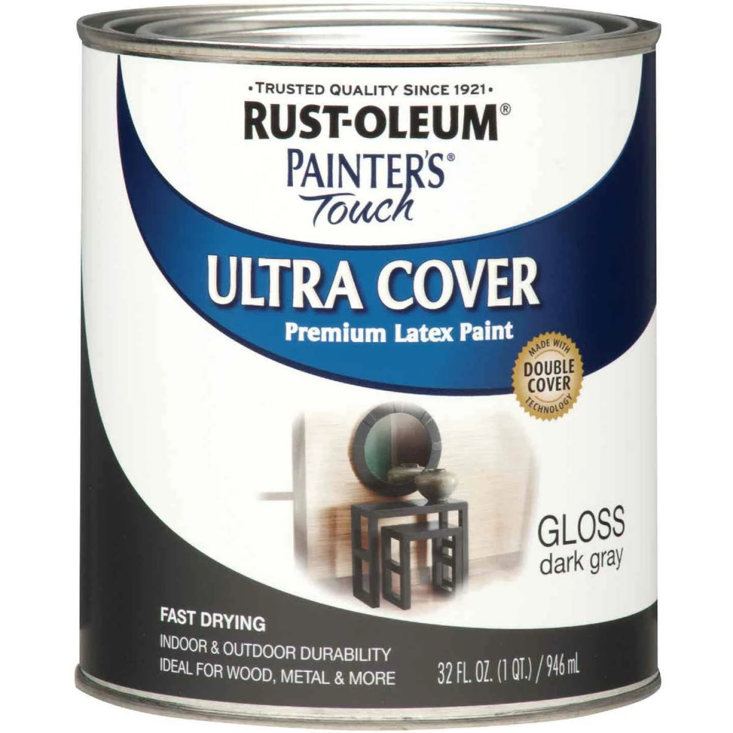 Promo ๐ฅ Rust-Oleum Painter's Touch Ultra Cover Acrylic Latex Gloss Decorator Enamel, Dark Gray, 1 Qt. ๐ 3 Promo ๐ฅ Rust-Oleum Painter's Touch Ultra Cover Acrylic Latex Gloss Decorator Enamel, Dark Gray, 1 Qt. ๐