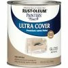 Best Pirce 🌟 Rust-Oleum Painter's Touch Ultra Cover Acrylic Latex Gloss Decorator Enamel, Almond, 1 Qt. 🌟