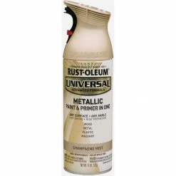 Best Pirce 💯 Rust-Oleum Universal 11 Oz. Metallic Spray Paint, Champagne Mist 👍