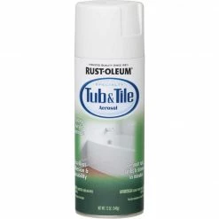 Buy 🔔 Rust-Oleum 12 Oz. White Tub & Tile Refinishing Spray Paint 🥰