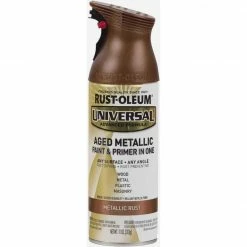 Best Sale 😉 Rust-Oleum Universal 11 Oz. Metallic Spray Paint, Aged Metallic Rust ❤️