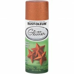 New ⭐ Rust-Oleum Harvest Orange 10.25 Oz. Glitter Spray Paint ❤️