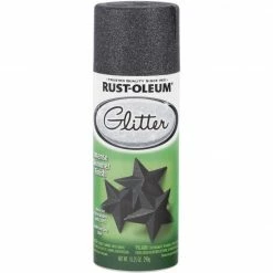 Flash Sale 🎁 Rust-Oleum Midnight Black 10.25 Oz. Glitter Spray Paint 🔔