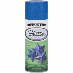Coupon 😍 Rust-Oleum Royal Blue 10.25 Oz. Glitter Spray Paint ✔️