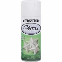 Deals 🎉 Rust-Oleum Pearl White 10.25 Oz. Glitter Spray Paint 🔔