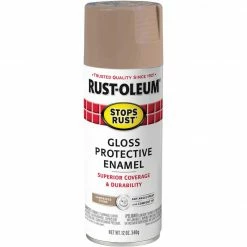 Best reviews of 🌟 Rust-Oleum Stops Rust Enamel Gloss Cambridge Stone -12 Oz 🌟