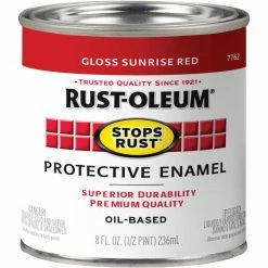 Cheap ❤️ Rust-Oleum Stops Rust Enamel Gloss Sunrise Red (Voc Exempt)-HP 🥰