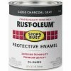Deals 👍 Rust-Oleum Stops Rust Enamel Gloss Charcoal Gray-QT 🎉