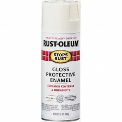 Wholesale 🛒 Rust-Oleum Stops Rust Enamel Gloss Canvas White-12 Oz ✨
