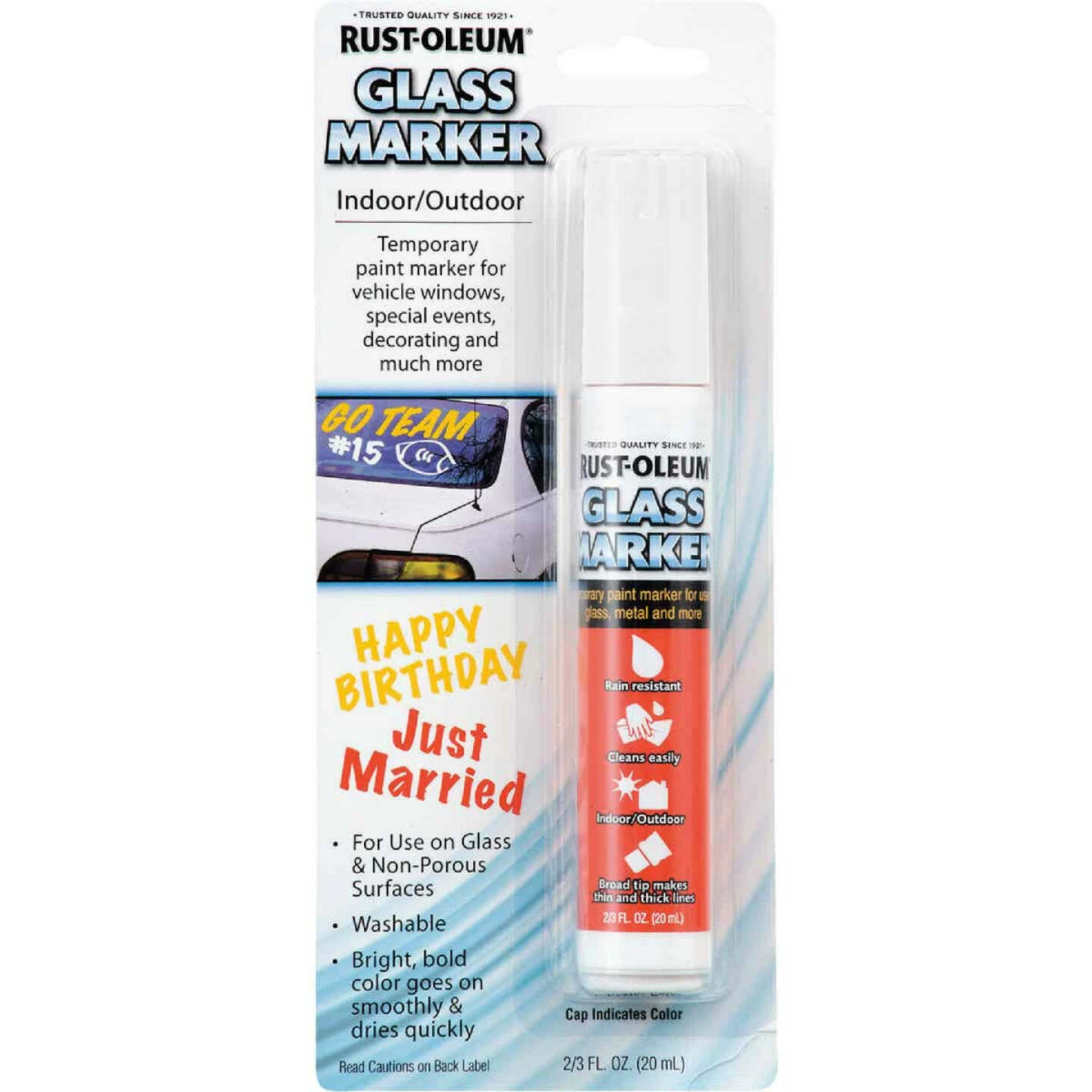 Wholesale 👏 Rust-Oleum 2/3 Oz. White Window Paint Marker 💯 1 Wholesale 👏 Rust-Oleum 2/3 Oz. White Window Paint Marker 💯