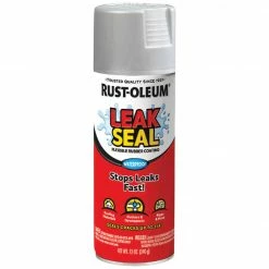 Deals 😀 Rust-Oleum LeakSeal 12 Oz. Flexible Rubber 🧥 Coating, Silver 🔔