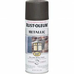 Deals 💯 Rust-Oleum Stops Rust 11 Oz. Metallic Satin Spray Paint, Oil Rubbed Bronze 🔔