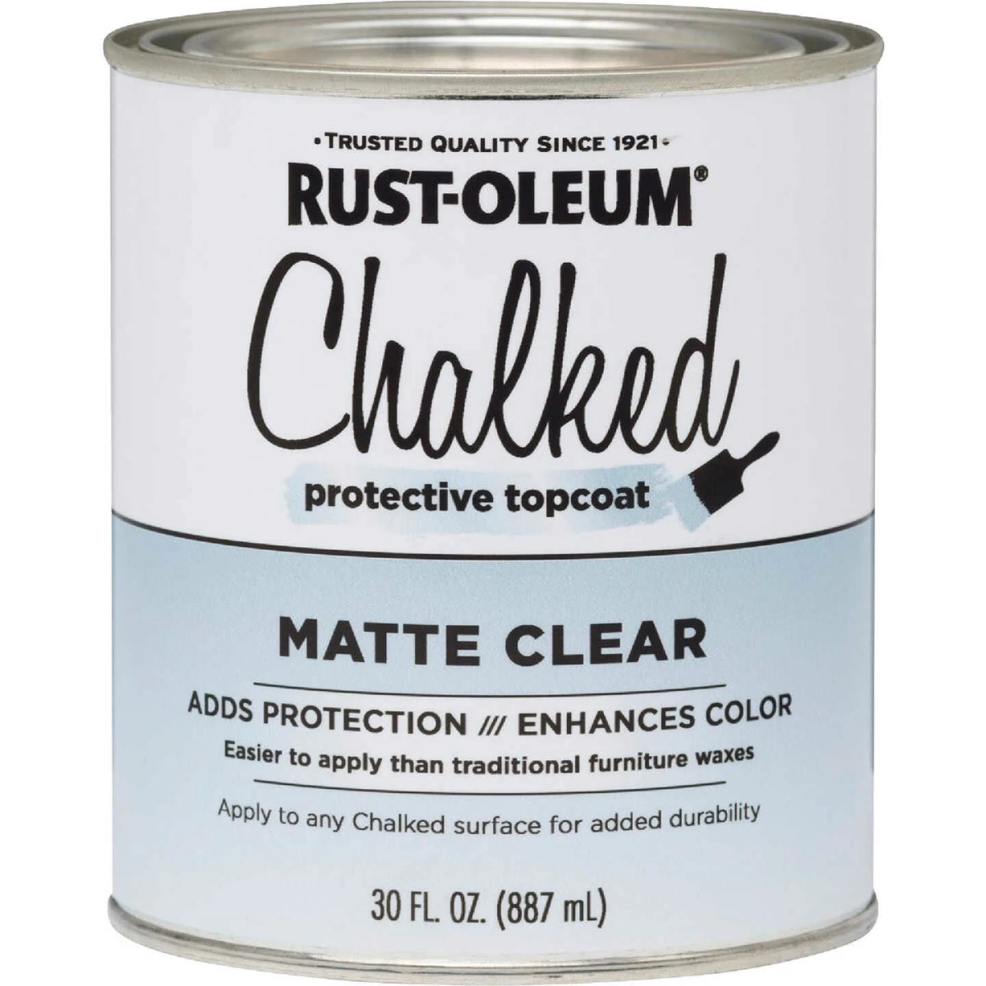 Outlet โ Rust-Oleum Matte Clear Protective Topcoat 30 Oz. Chalk Paint ๐ 3 Outlet โ Rust-Oleum Matte Clear Protective Topcoat 30 Oz. Chalk Paint ๐
