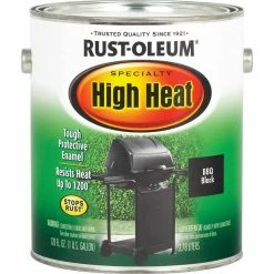 Hot Sale 🎉 Rust-Oleum Satin High Heat Enamel, BBQ Black, 1 Gal. 🛒