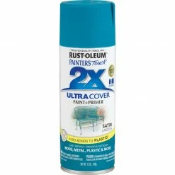 Hot Sale ❤️ Rust-Oleum Painter's Touch 2X Ultra Cover 12 Oz. Satin Paint + Primer Spray Paint, Lagoon 😀 6 Hot Sale ❤️ Rust-Oleum Painter's Touch 2X Ultra Cover 12 Oz. Satin Paint + Primer Spray Paint, Lagoon 😀 -Rust-Oleum Shop ItemImage 771339 q5wzw9 fgjjbk 8nwq1m
