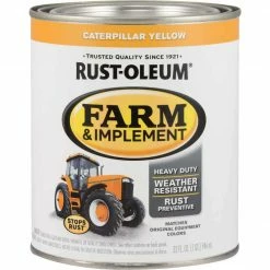 Deals 💯 Rust-Oleum 1 Quart Caterpillar Yellow Gloss Farm & Implement Enamel 💯