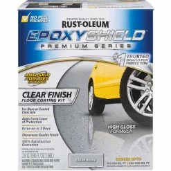 Best Pirce 🥰 Rust-Oleum EpoxyShield Clear Finish Floor 🧥 Coating Kit, Clear, 2.8 Qt. ❤️