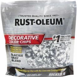 Best deal 🔔 Rust-Oleum Color Chip Concrete 🧥 Coating, 1 Lb., Glacier Gray 🔥