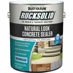 Best Pirce 🔥 Rust-Oleum RockSolid Natural Look Concrete Sealer, 1 Gal., Clear 👍