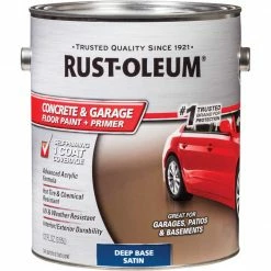 Best deal 👍 Rust-Oleum Concrete & Garage Floor Paint & Primer, 1 Gal., Deep Base 😀