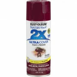 Discount ✨ Rust-Oleum Painter's Touch 2X Ultra Cover 12 Oz. Gloss Paint + Primer Spray Paint, Cranberry 🔔 -Rust-Oleum Shop ItemImage 772158 q5x0jm a391x4 fwiugv