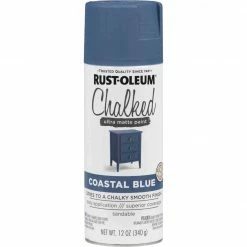 Cheap 😀 Rust-Oleum Chalked 12 Oz. Ultra Matte Spray Paint, Coastal Blue 🛒