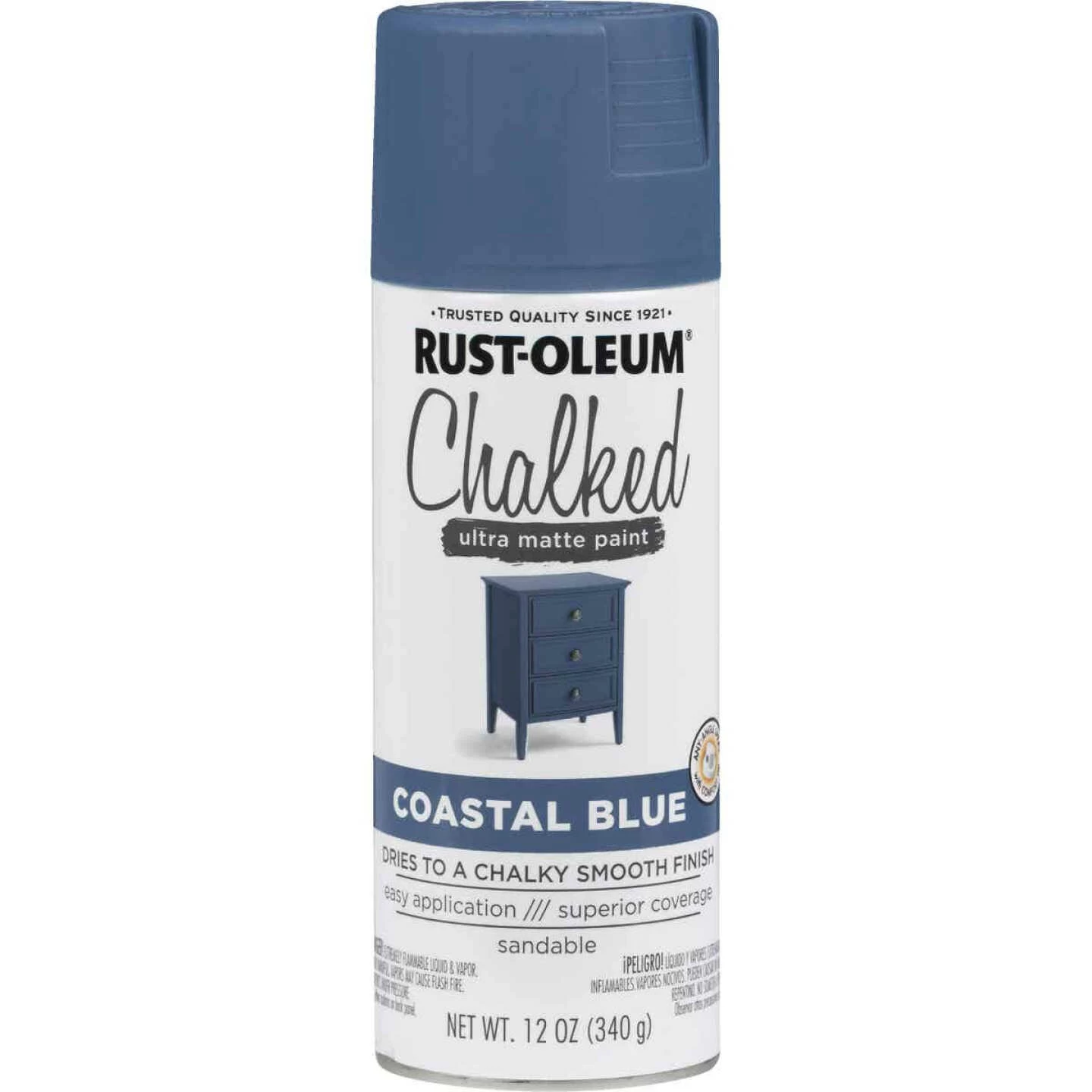 Cheap π Rust-Oleum Chalked 12 Oz. Ultra Matte Spray Paint, Coastal Blue π 3 Cheap π Rust-Oleum Chalked 12 Oz. Ultra Matte Spray Paint, Coastal Blue π