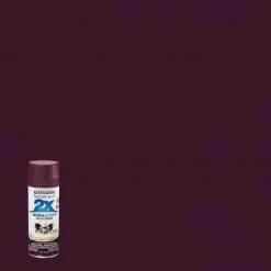 Best deal ⌛ Rust-Oleum Painter's Touch 2X Ultra Cover 12 Oz. Satin Paint + Primer Spray Paint, Aubergine 🛒