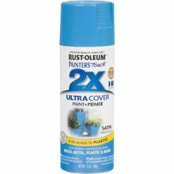 Buy 🤩 Rust-Oleum Painter's Touch 2X Ultra Cover 12 Oz. Satin Paint + Primer Spray Paint, Oasis Blue ⭐ -Rust-Oleum Shop ItemImage 772197 q5x0kt c8mdiw 7dekho