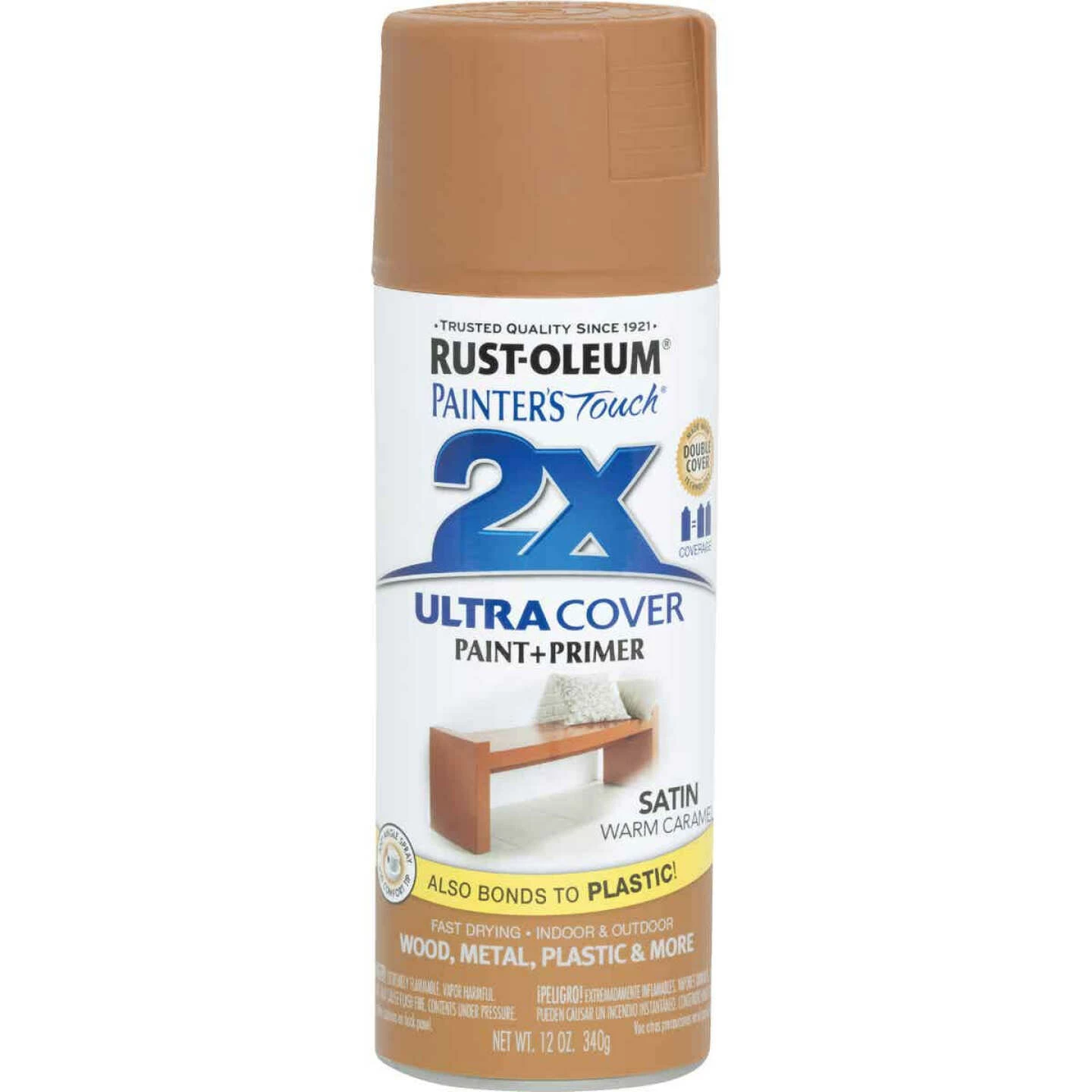 Best reviews of 🌟 Rust-Oleum Painter's Touch 2X Ultra Cover 12 Oz. Satin Paint + Primer Spray Paint, Caramel ✔️ 4 Best reviews of 🌟 Rust-Oleum Painter's Touch 2X Ultra Cover 12 Oz. Satin Paint + Primer Spray Paint, Caramel ✔️ - Image 2