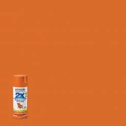 Best Pirce 🧨 Rust-Oleum Painter's Touch 2X Ultra Cover 12 Oz. Satin Paint + Primer Spray Paint, Rust Orange 😍