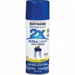 Cheap 🛒 Rust-Oleum Painter's Touch 2X Ultra Cover 12 Oz. Satin Paint + Primer Spray Paint, Ink Blue ❤️ -Rust-Oleum Shop ItemImage 772215 q5x0l5 8vu0mo 7g2qdy