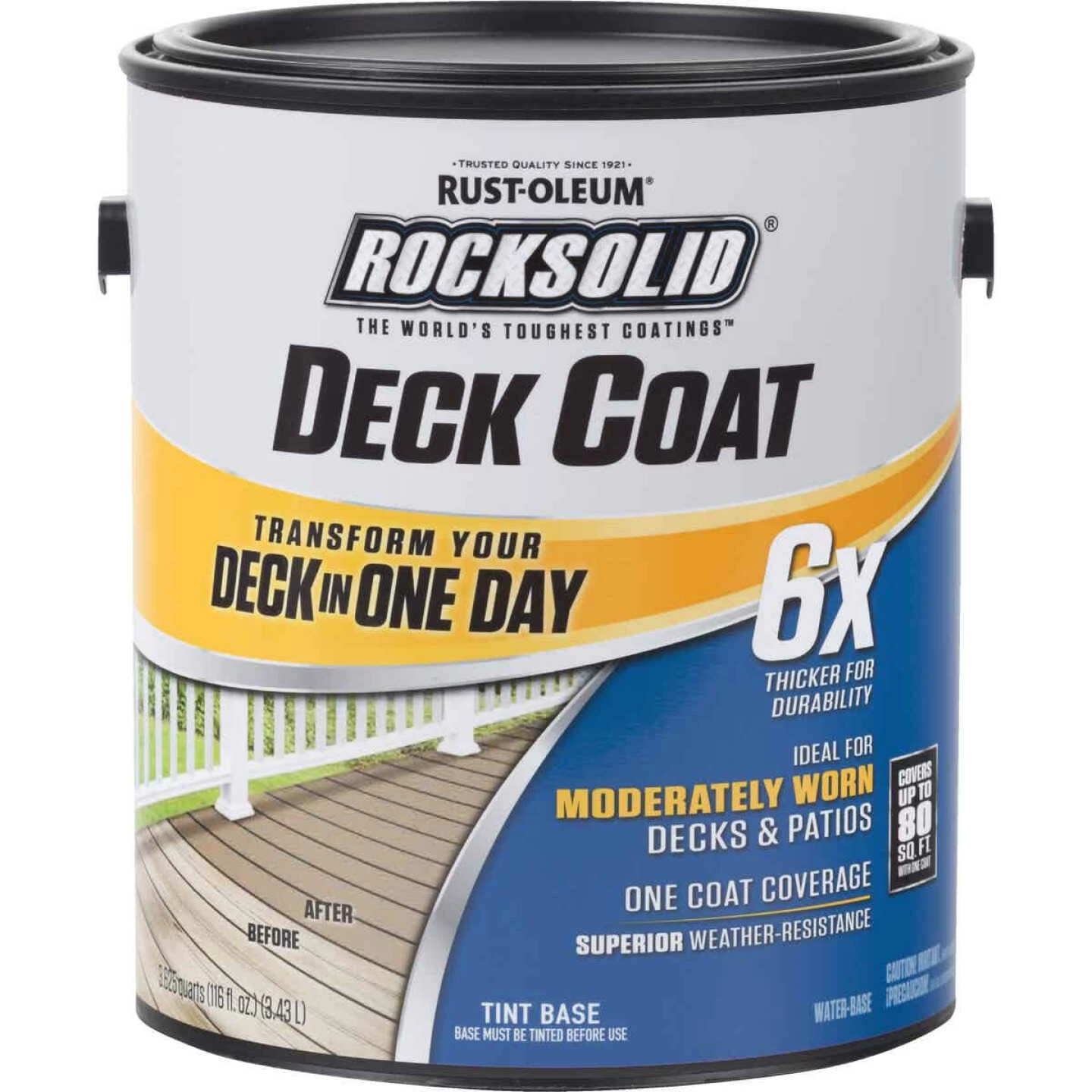 Budget ๐ฅฐ Rust-Oleum RockSolid Tint Base Deck ๐งฅ Coat, 1 Gal. ๐ฅ 3 Budget ๐ฅฐ Rust-Oleum RockSolid Tint Base Deck ๐งฅ Coat, 1 Gal. ๐ฅ