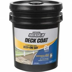 Hot Sale ⌛ Rust-Oleum RockSolid Tint Base Deck 🧥 Coat, 5 Gal. 🌟