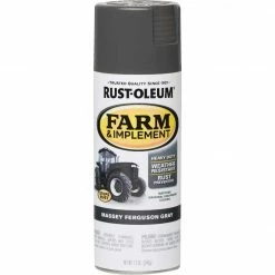 Coupon 🎉 Rust-Oleum 12 Oz. Massey Ferguson Gray Farm & Implement Spray Paint 💯