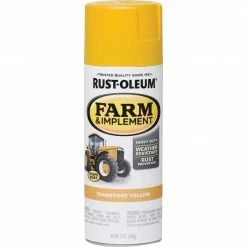 Best reviews of 👍 Rust-Oleum 12 Oz. Transport Yellow Farm & Implement Spray Paint 👏