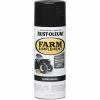 Hot Sale 🎁 Rust-Oleum 12 Oz. Gloss Black Farm & Implement Spray Paint ✔️