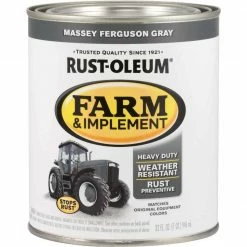 Best Pirce ❤️ Rust-Oleum 1 Quart Massey Ferguson Gray Gloss Farm & Implement Enamel 👏
