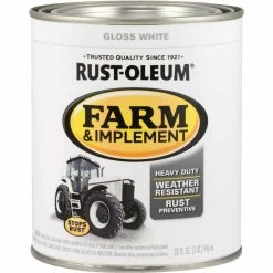 Buy 😍 Rust-Oleum 1 Quart White Gloss Farm & Implement Enamel 👍