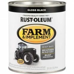 Buy 🧨 Rust-Oleum 1 Quart Black Gloss Farm & Implement Enamel 🤩