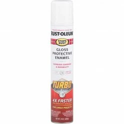 Best deal 👍 Rust-Oleum Stops Rust 24 Oz. White Turbo Spray Paint ✔️