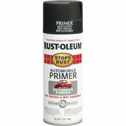 New 🌟 Rust-Oleum Stops Rust Dark Gray 12 Oz. Spray Automotive Paint Primer ❤️
