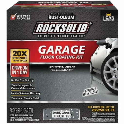 Cheapest 👏 Rust-Oleum RockSolid VOC Free Garage Floor 🧥 Coating Kit, Dark Gray, 90 Oz. 🎁 -Rust-Oleum Shop ItemImage 774315 w7r8c7cgft7z9r6bkw5g38g