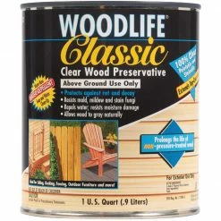 Discount 🔥 Rust-Oleum Woodlife Clear Water-Based Classic Wood Preservative, 1 Qt. 😉