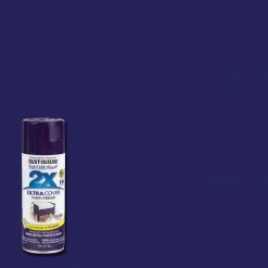 Best Sale 🔔 Rust-Oleum Painter's Touch 2X Ultra Cover 12 Oz. Gloss Paint + Primer Spray Paint, Purple 🛒