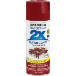 Coupon 😀 Rust-Oleum Painter's Touch 2X Ultra Cover 12 Oz. Gloss Paint + Primer Spray Paint, Colonial Red ✨ -Rust-Oleum Shop ItemImage 776939 q5x1yx 37fzqo 98oqnh
