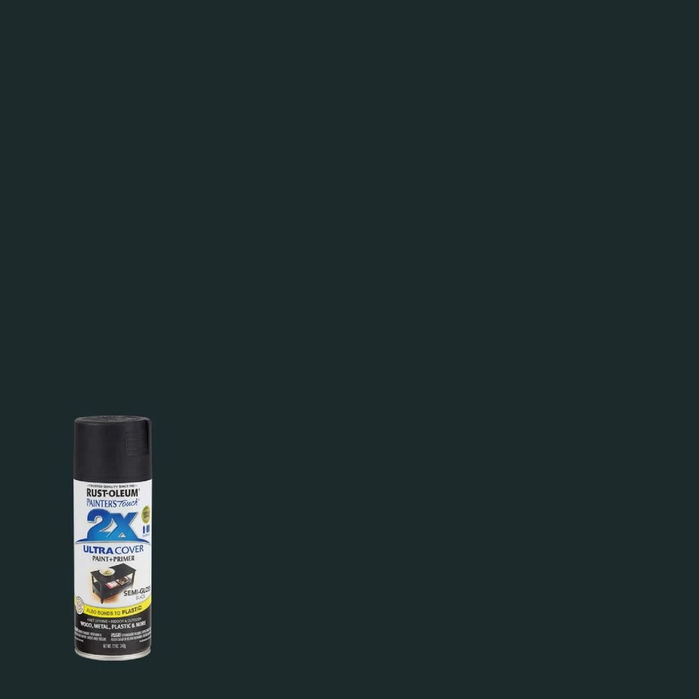 Discount π₯ Rust-Oleum Painter's Touch 2X Ultra Cover 12 Oz. Semi-Gloss Paint + Primer Spray Paint, Black π 3 Discount π₯ Rust-Oleum Painter's Touch 2X Ultra Cover 12 Oz. Semi-Gloss Paint + Primer Spray Paint, Black π