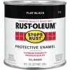 Buy 🥰 Rust-Oleum Stops Rust Oil Based Flat Protective Rust Control Enamel, Black, 1/2 Pt. 🥰 -Rust-Oleum Shop ItemImage 777127 q5x20q 3djasw 3hwjfp